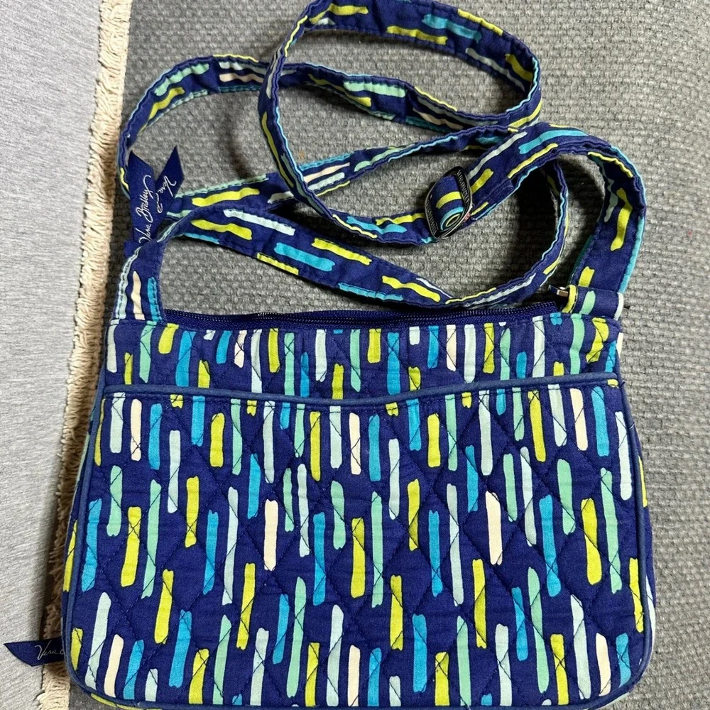 Vera Bradley Retired Katarina Crossbody Bag quilted Cotton Adjustable Strap